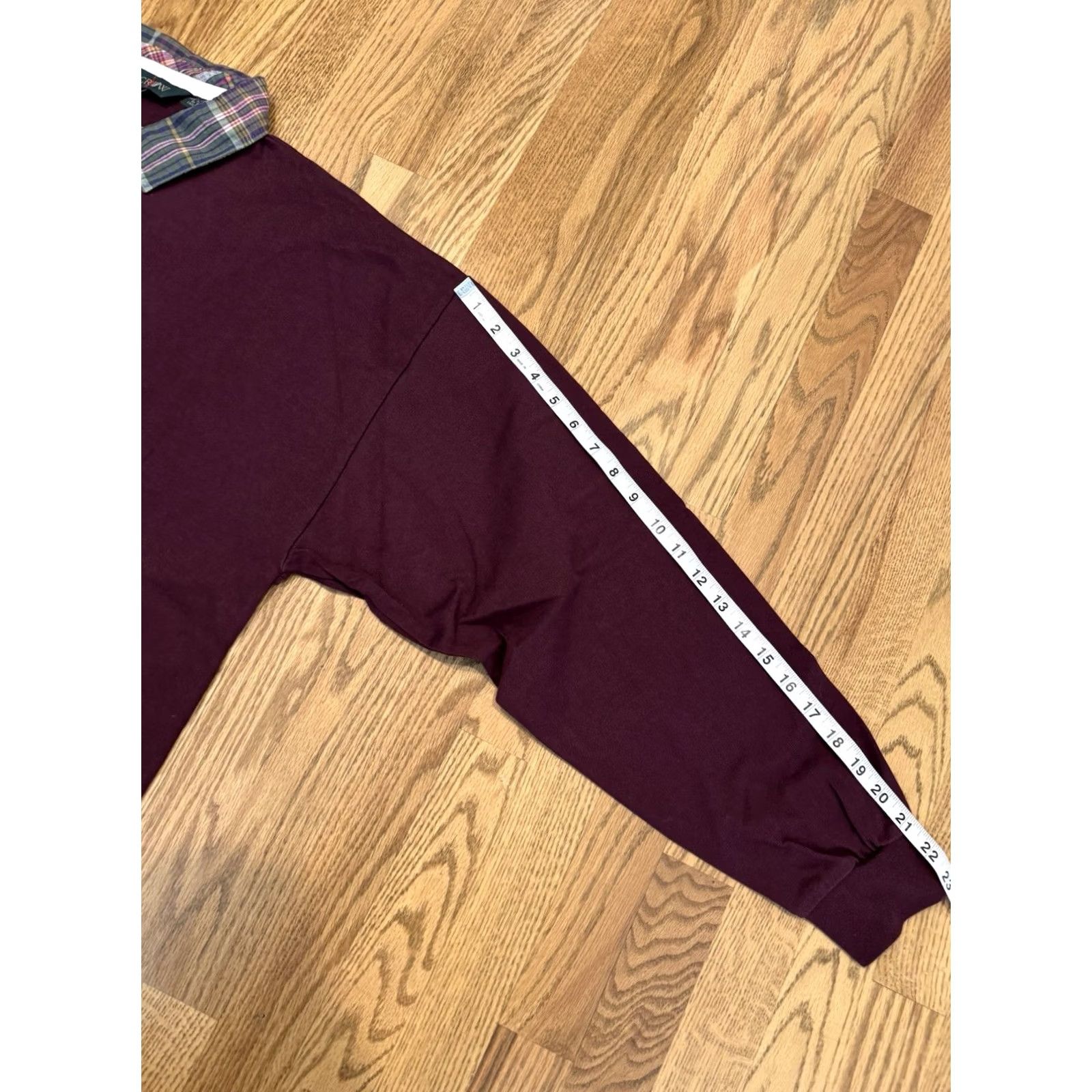 J.Crew VINTAGE J.CREW Polo Shirt Long Sleeve Men XL Maroon Rugby Golf plaid Oarsman 90s 2000s Mens Size US XL / EU 56 / 4 - 7 Thumbnail
