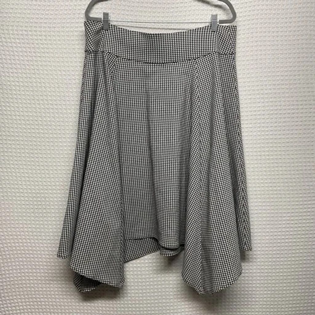 Other NWOT Lane Bryant Houndstooth Flared Career Skirt Women 18/20 Size 40" / US 18 - 8 Thumbnail