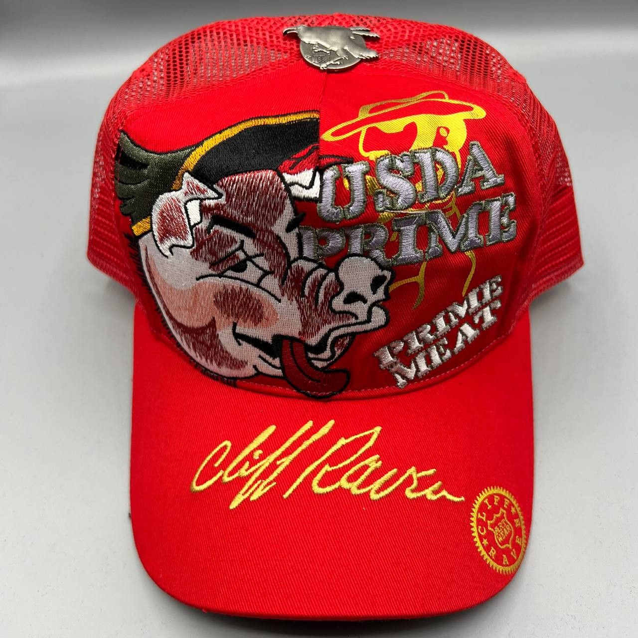 Ed Hardy Vintage Cliff Raven Hat Japanese tattoo Snap back Trucker ...