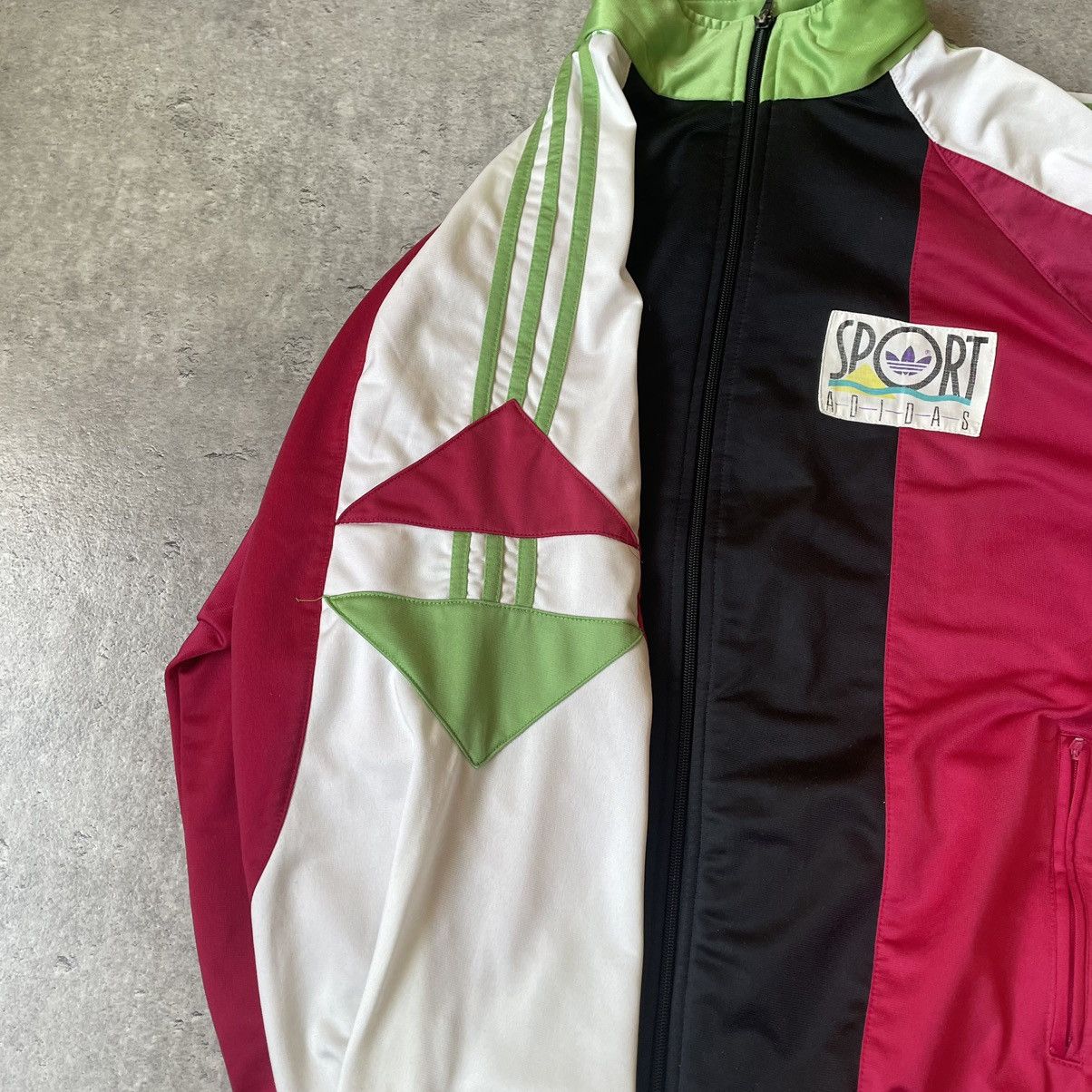Adidas × Vintage Vintage 90s Adidas Sport Track Jacket Size US M / EU 48-50 / 2 - 3 Thumbnail