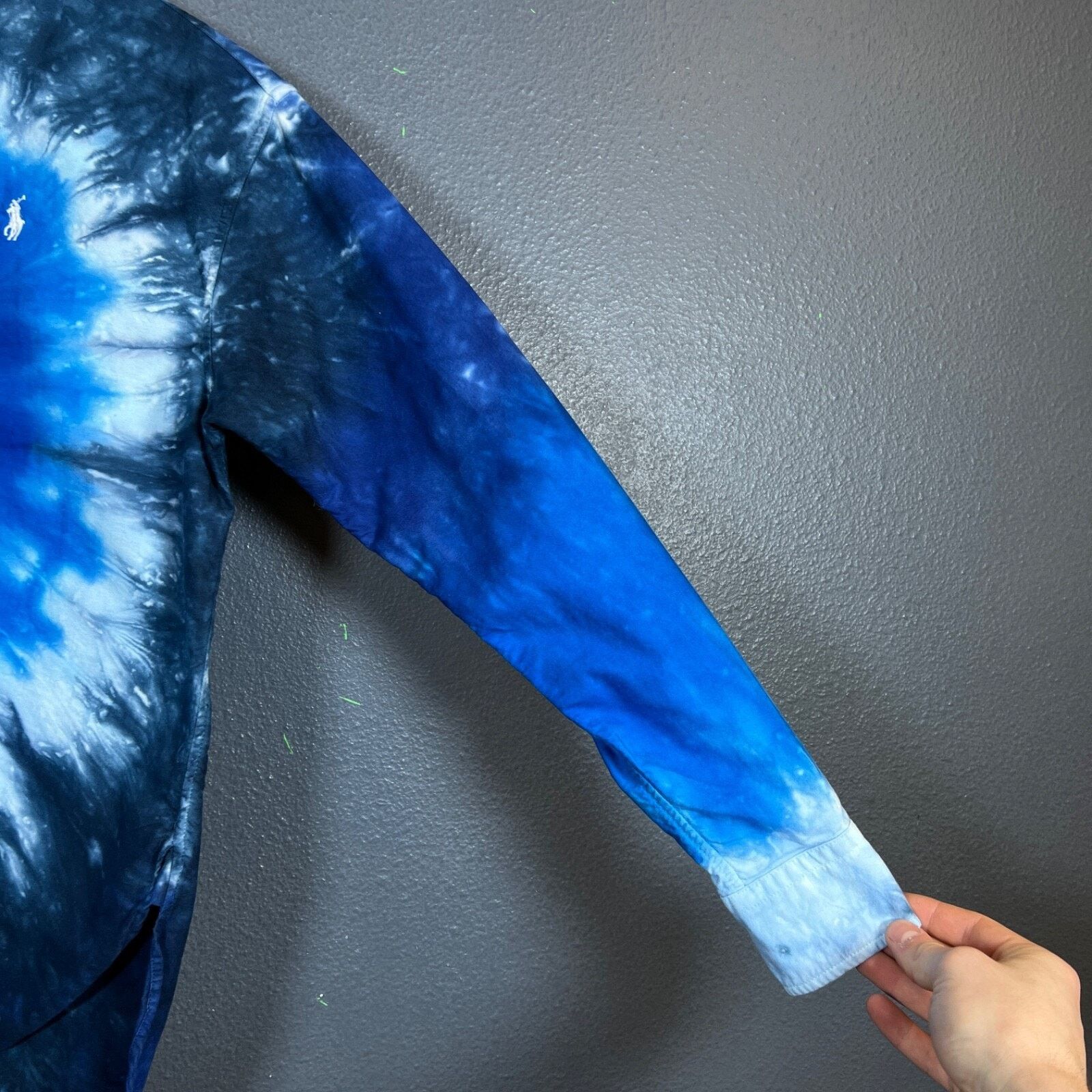Polo Ralph Lauren Polo Ralph Lauren 2 women’s blue tie dye shirt long sleeve Size XS / US 0-2 / IT 36-38 - 4 Thumbnail