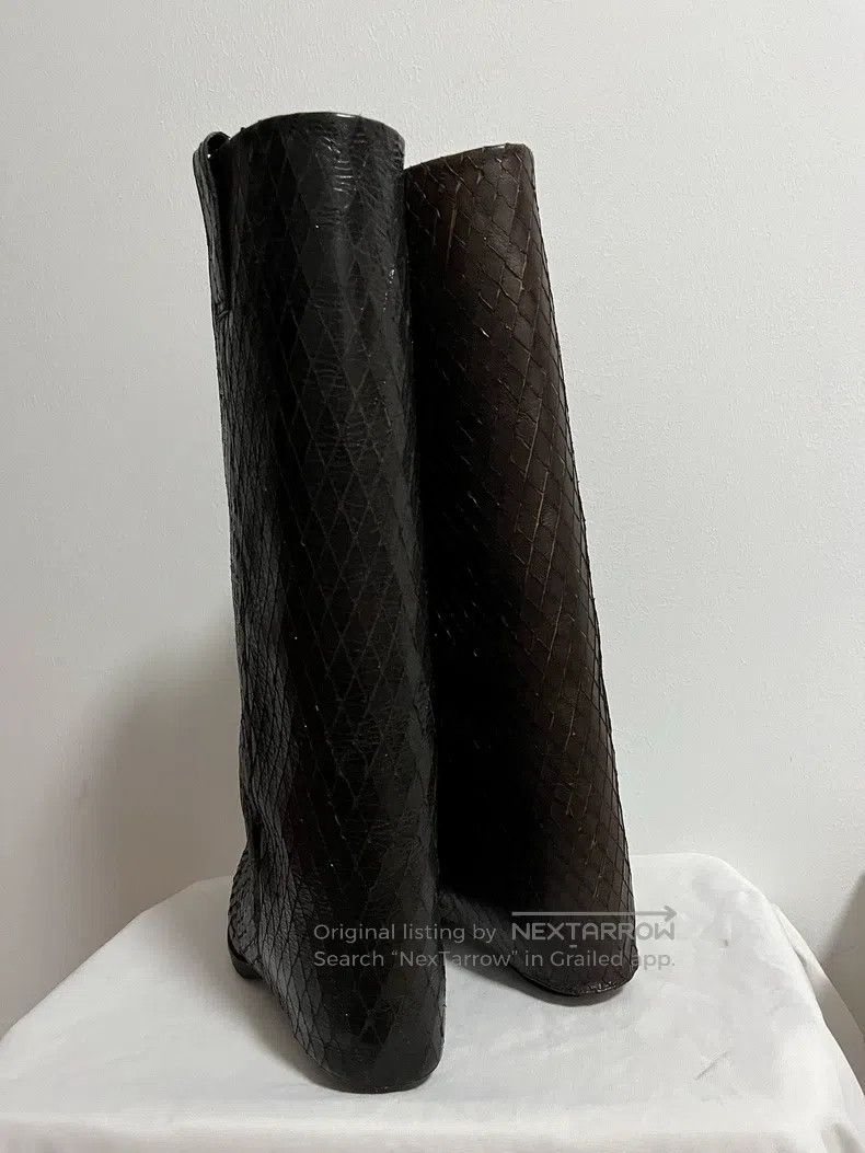 Givenchy Givenchy Snake Leather Tall Boots, Western Boots Size US 7 / IT 37 - 5 Thumbnail
