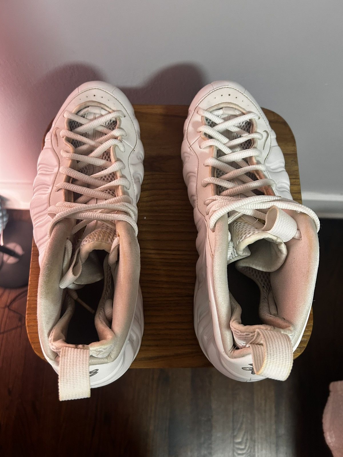 Nike Nike Air Foamposite One “White Out” Size US 11.5 / EU 44-45 - 7 Thumbnail
