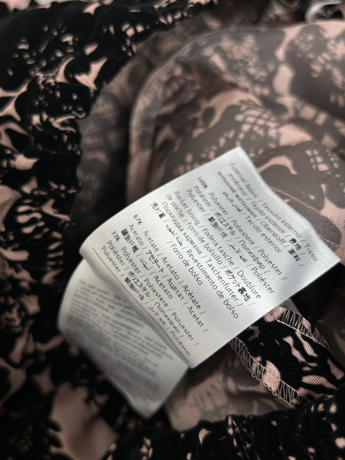 RED Valentino BNWT Valentino Red Velvet Lace Cute Design Skirt Size 26" / US 2 / IT 38 - 9 Thumbnail