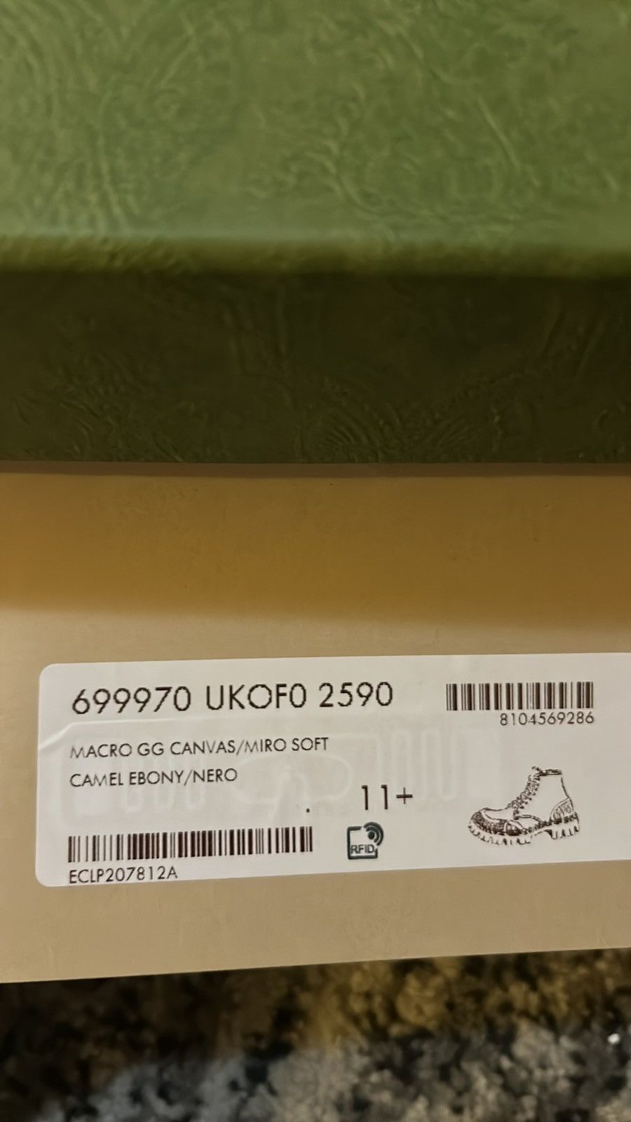 Gucci Gucci Monogram Jumbo Maxi GG Lace Up Boots Camel Black Size US 11.5 / EU 44-45 - 9 Thumbnail