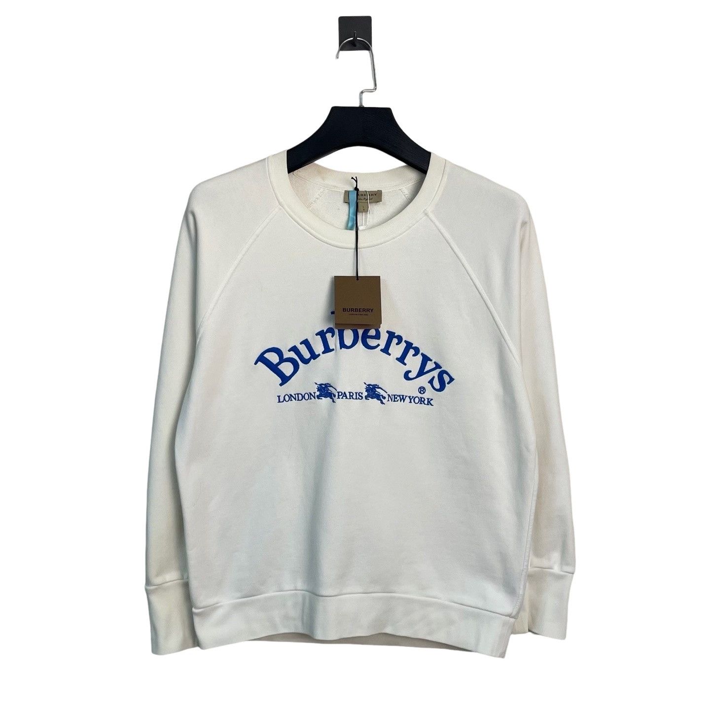 Burberry Burberry Embroidered Logo Sweatshirt Size L Size US L / EU 52-54 / 3 - 1 Thumbnail