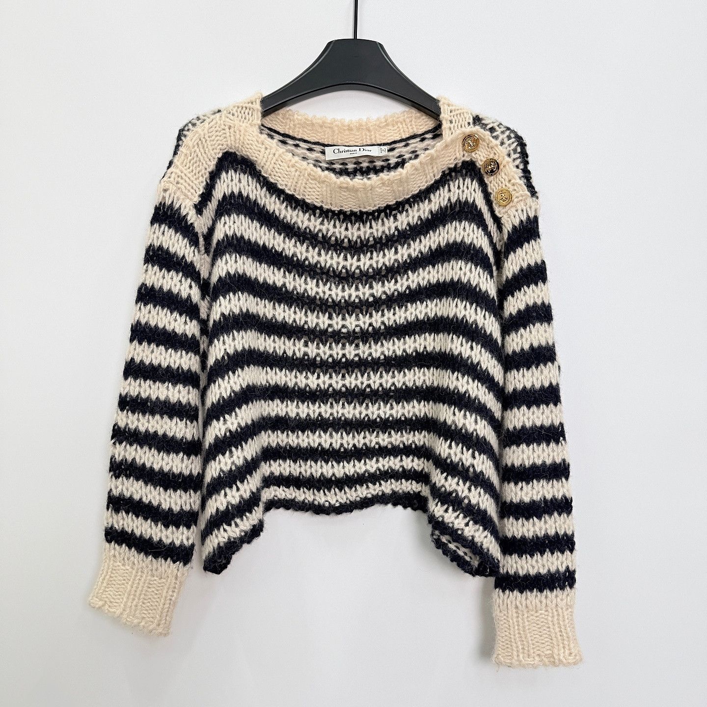 Dior Dior Striped Wool Blend Sweater Size 36 Size XS / US 0-2 / IT 36-38 - 1 Thumbnail