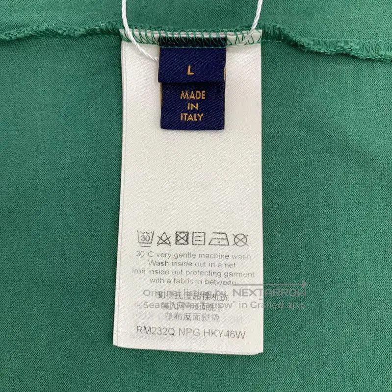 Louis Vuitton Louis Vuitton Green Cotton Men's T. Size US L / EU 52-54 / 3 - 6 Thumbnail