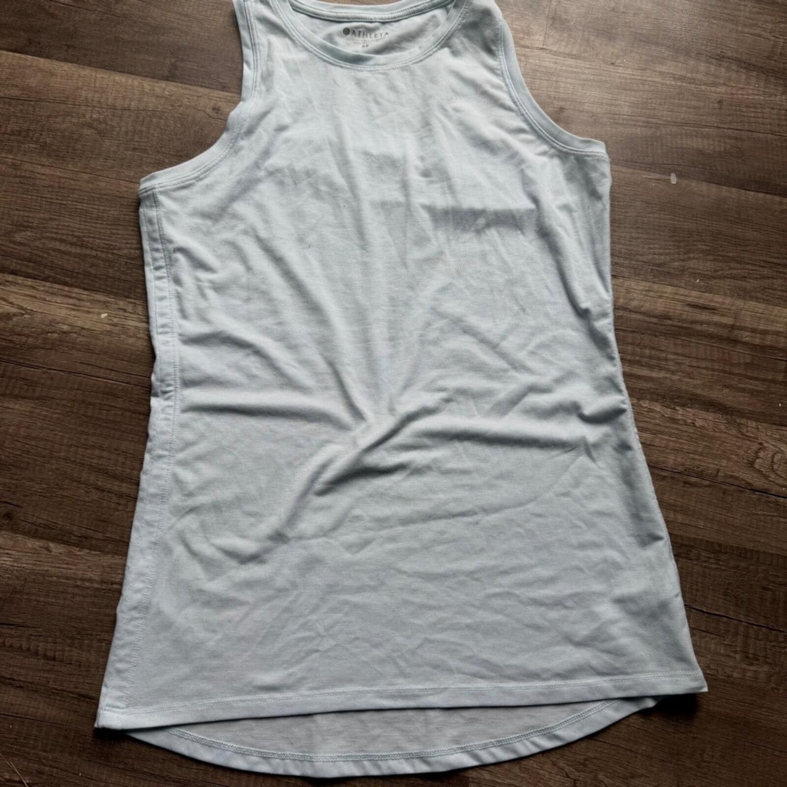 Other Athleta Womens Tank Top Light Blue Sleeveless Size XS Size XS / US 0-2 / IT 36-38 - 1 Thumbnail