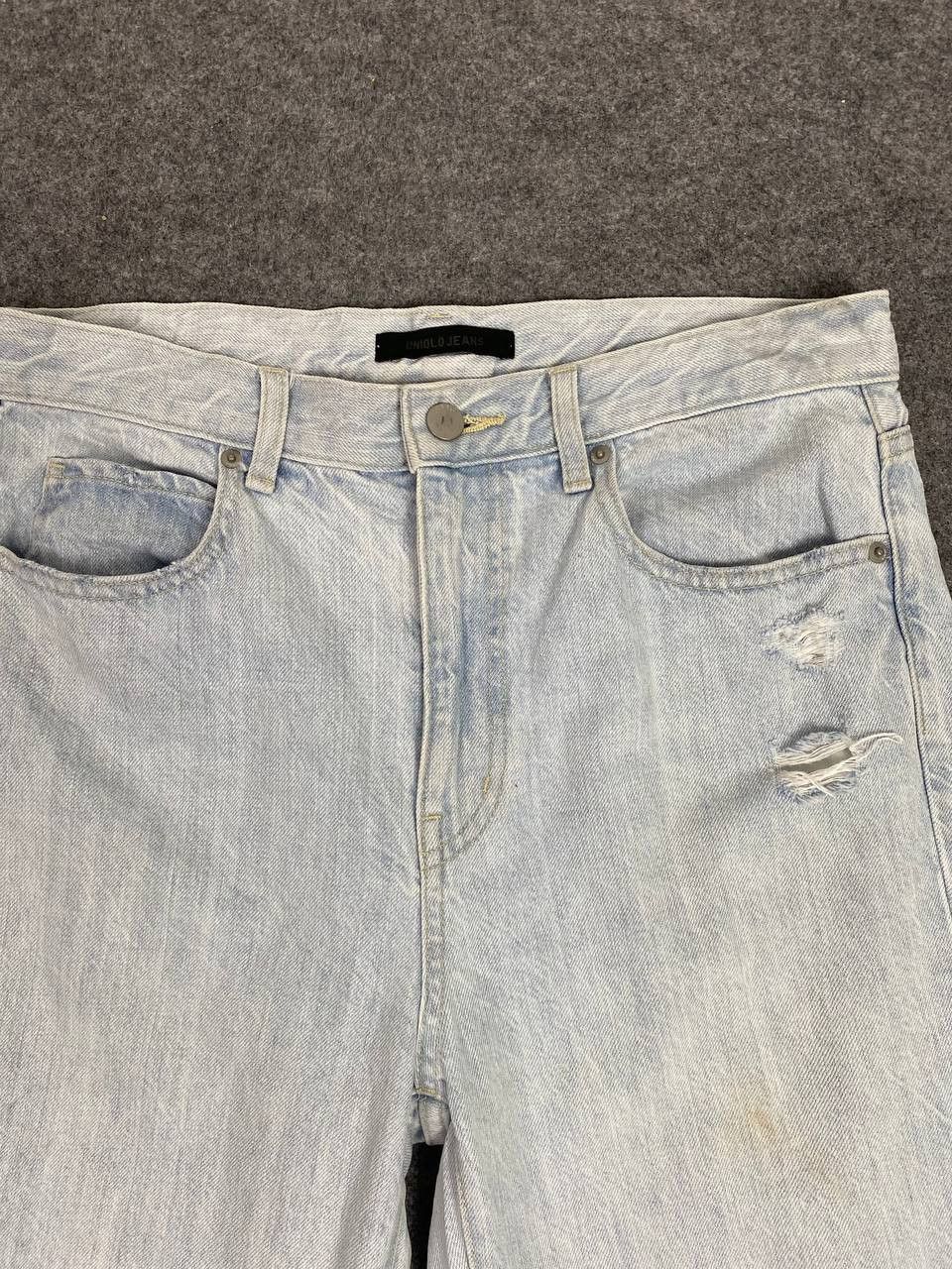 Japanese Brand uniqlo japanese brands distressed denim Size US 32 / EU 48 - 8 Thumbnail