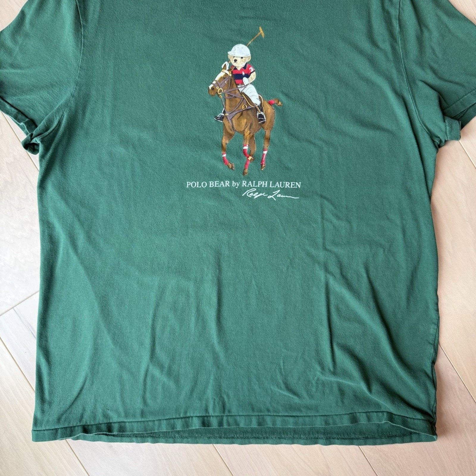 Polo Ralph Lauren Polo Ralph Lauren Bear Shirt XL Green Horse New York Size US XL / EU 56 / 4 - 4 Thumbnail