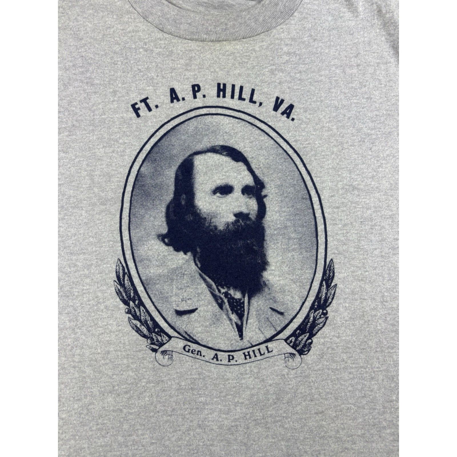 Vintage VINTAGE General AP Hill T Shirt Size Large Gray Short Sleeve Civil War General Men Regular Cotton Crew Neck Graphic Print Funny 90s Size US L / EU 52-54 / 3 - 2 Thumbnail