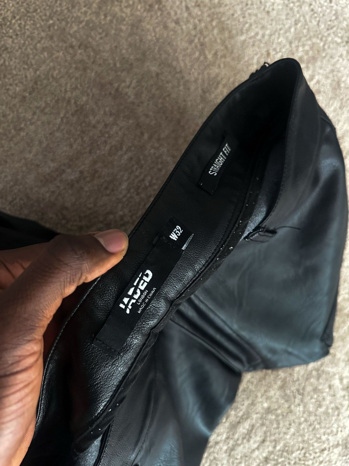 Jaded London Jaded London Black Vegan Leather Pant Size US 32 / EU 48 - 7 Thumbnail
