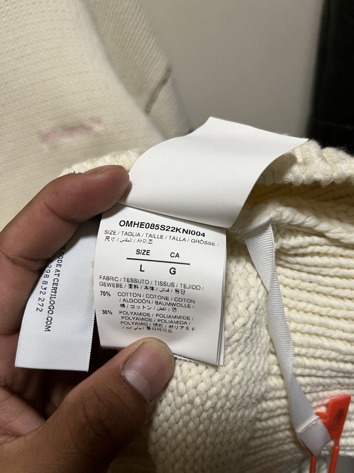 Off-White Off White Graffiti Puppet Large DEADSTOCK 2013 Seasonal Knit Size US L / EU 52-54 / 3 - 7 Thumbnail