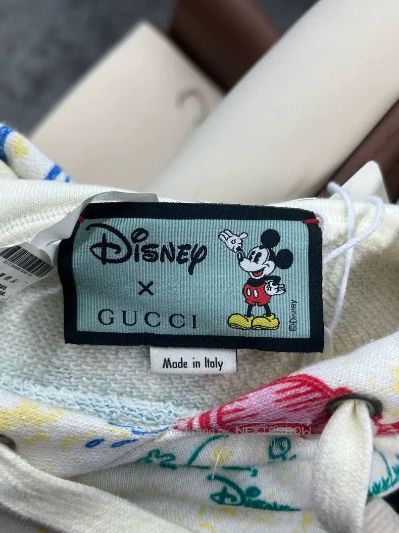 Gucci Gucci Co-branded white Mickey Mouse printed hooded sweatsh Size US S / EU 44-46 / 1 - 3 Thumbnail
