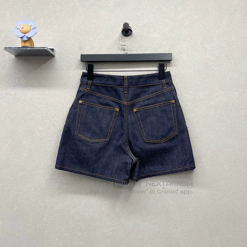 Louis Vuitton Louis Vuitton Blue Denim Shorts Size 35" - 2 Thumbnail