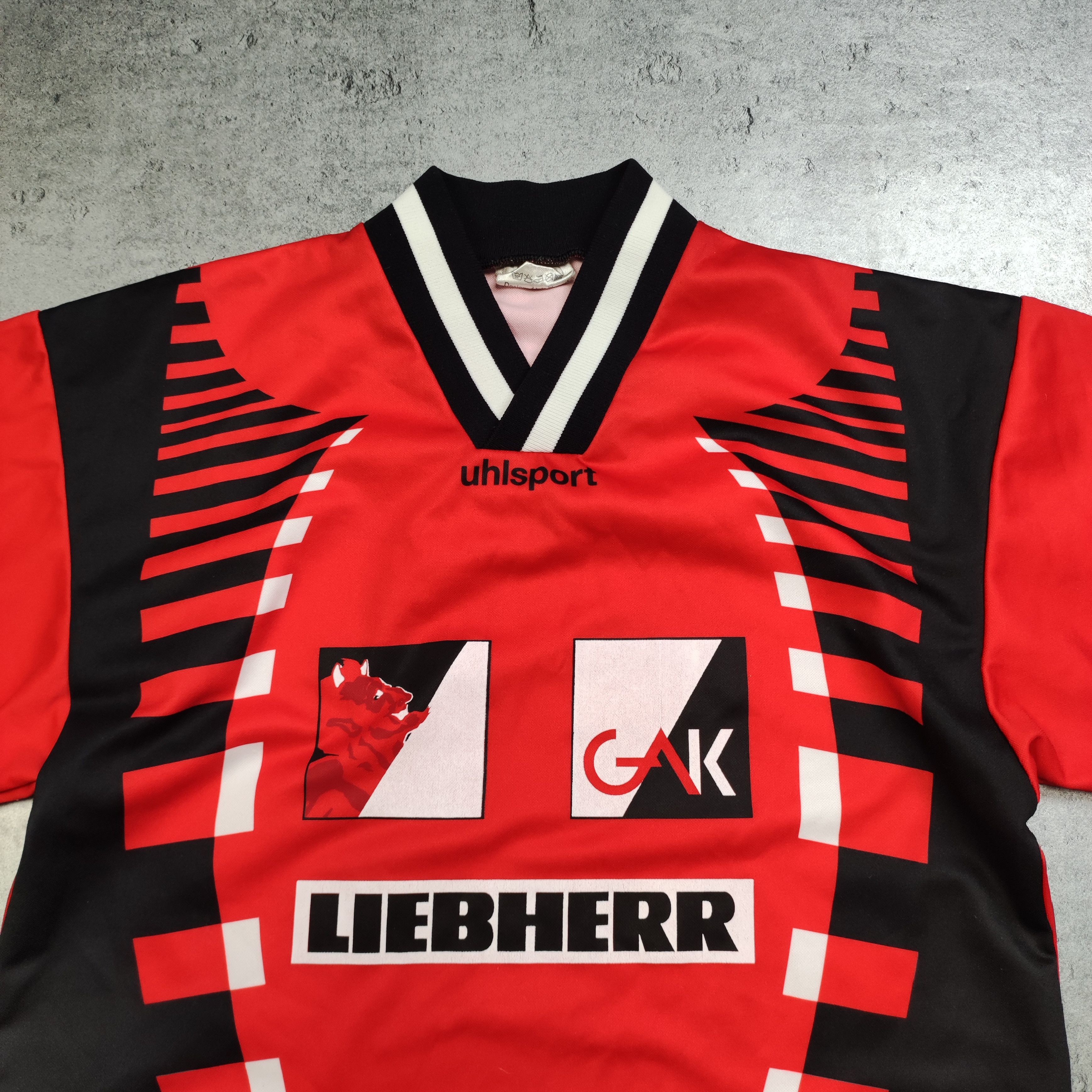 Vintage Vintage RARE 90s Grazer AK GAK Liebherr Football Jersey Size US S / EU 44-46 / 1 - 4 Thumbnail