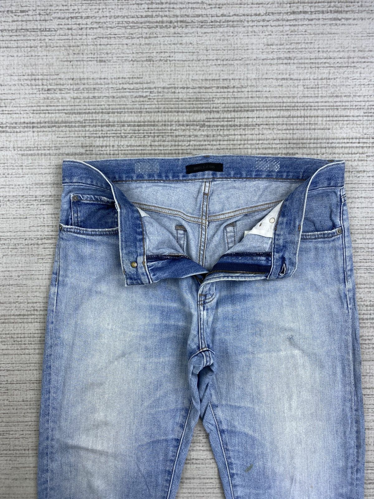 Japanese Brand × Uniqlo × Vintage Vintage Uniqlo Wash Blue Denim Pants Size US 36 / EU 52 - 9 Thumbnail