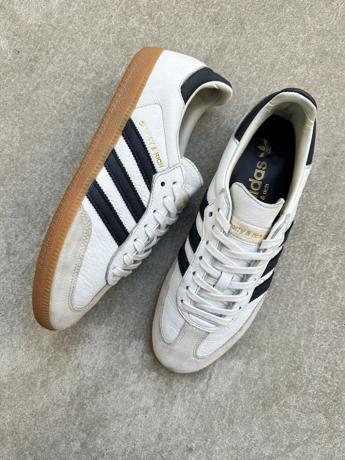 adidas gazelle silver green womens Adidas Samba OG Sporty & Rich White Black |HP3354| CollectKicks