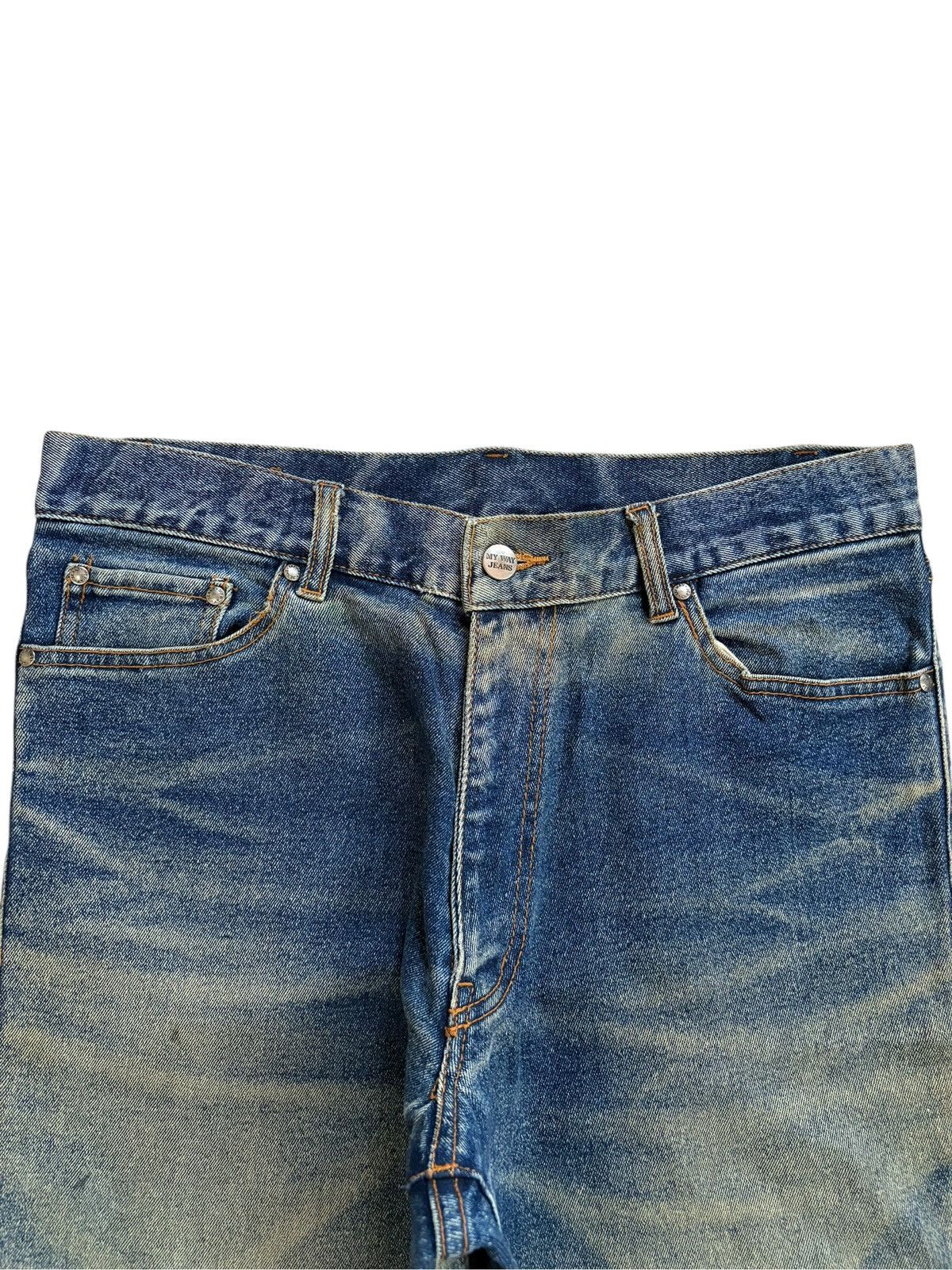Japanese Brand Vintage Japanese Brand Honeycomb Mud Wash Baggy Jeans Size US 32 / EU 48 - 4 Thumbnail