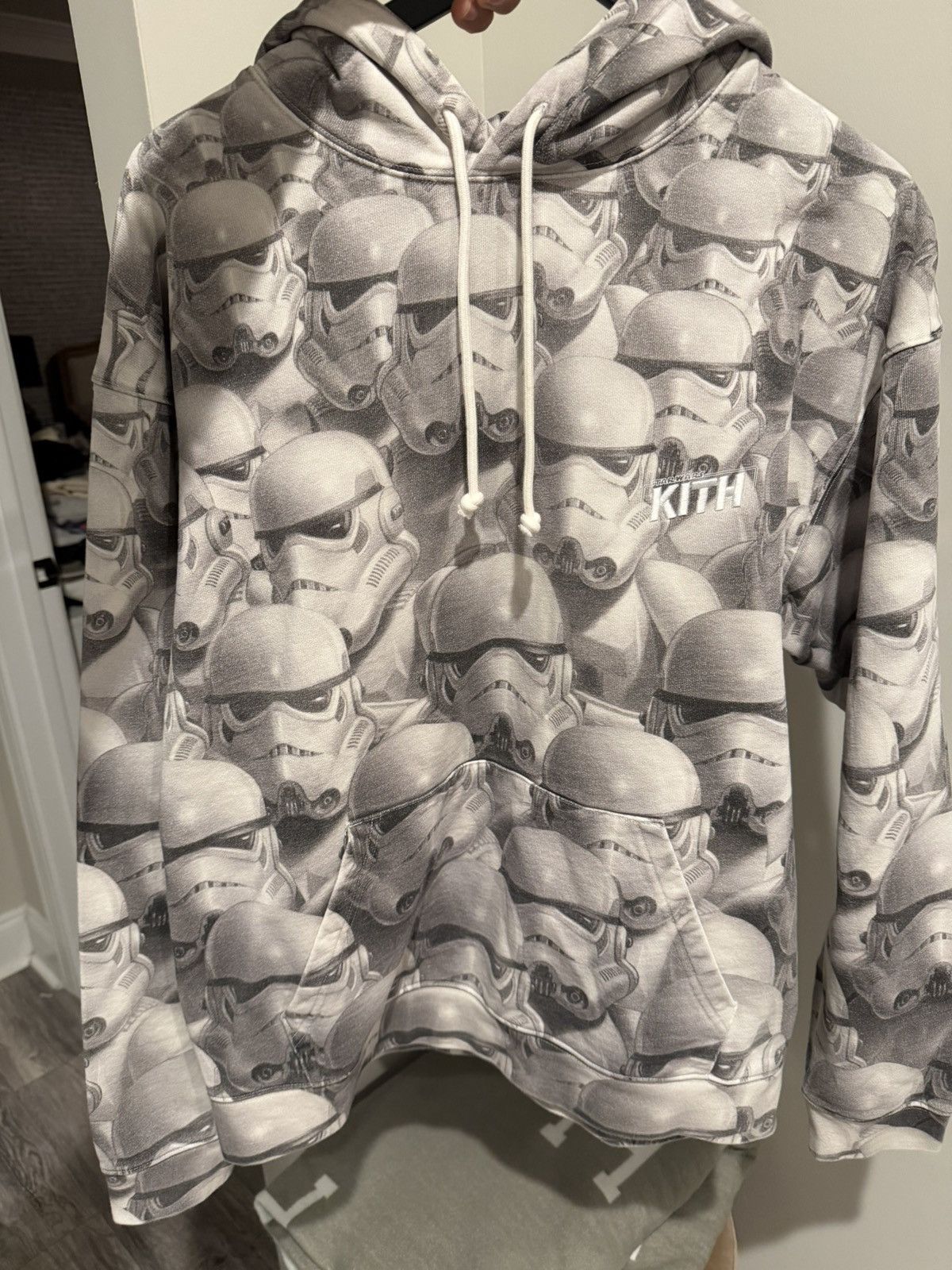 Kith Star wars Storm Trooper Hoodie size large Brand New