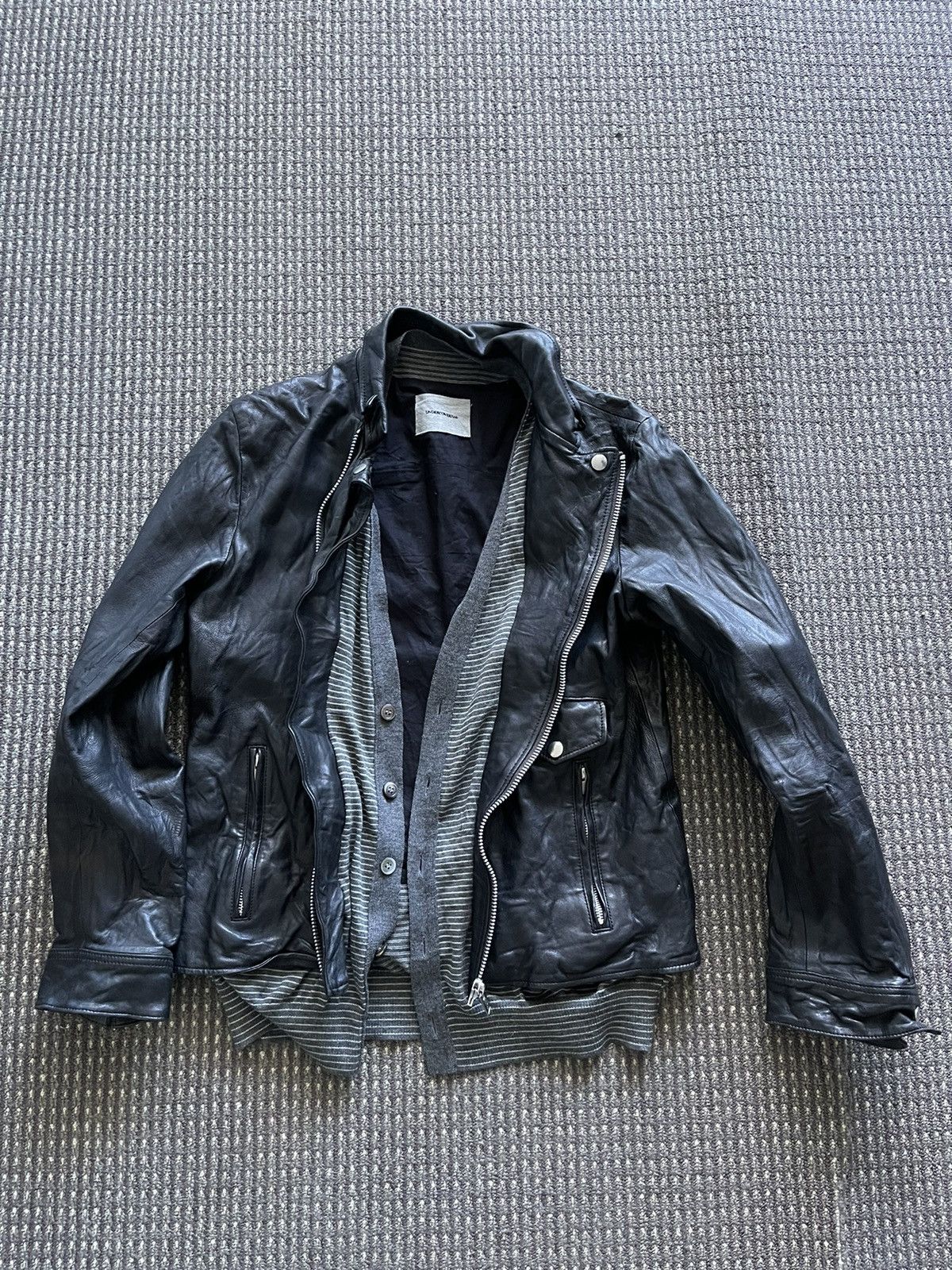 Undercover 12SS Double Layer Leather Jacket Size US M / EU 48-50 / 2 - 3 Thumbnail