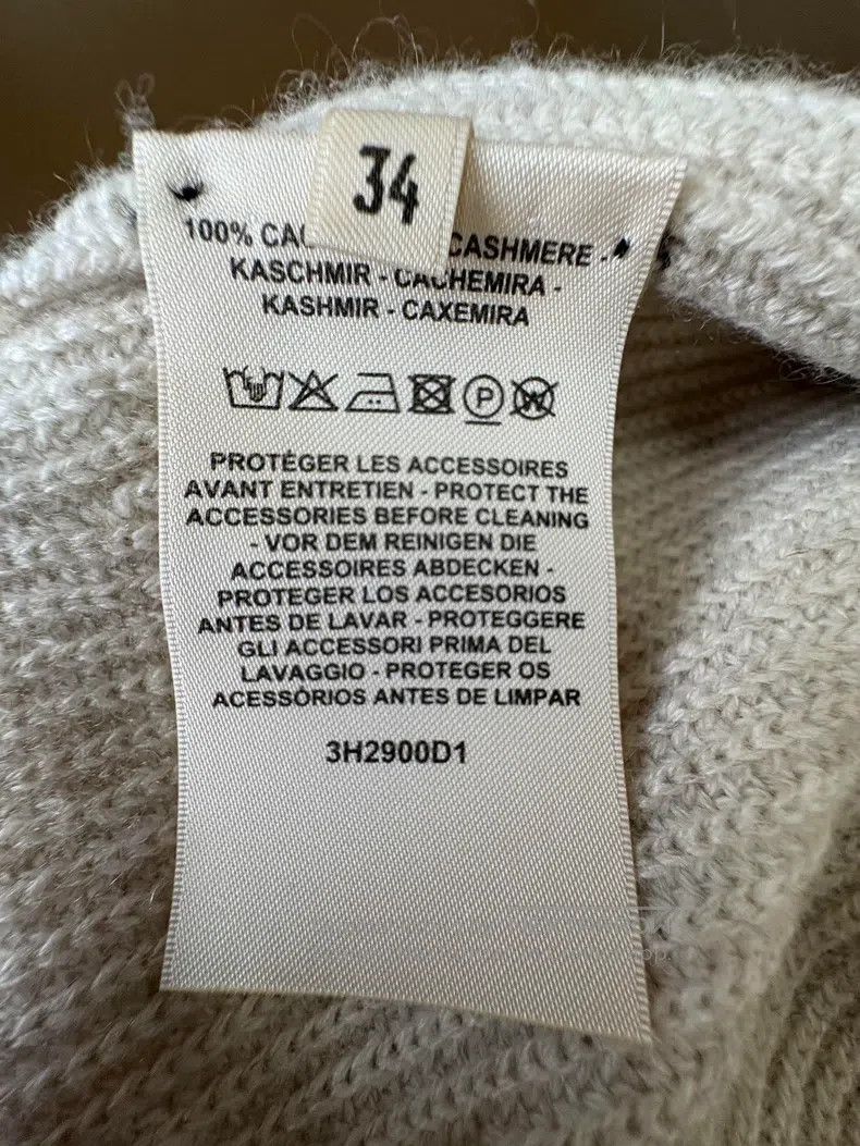 Hermes Hermes Oatmeal Cashmere Shawl Knit Cardigan Size XXS / US 00 / IT 34 - 6 Thumbnail