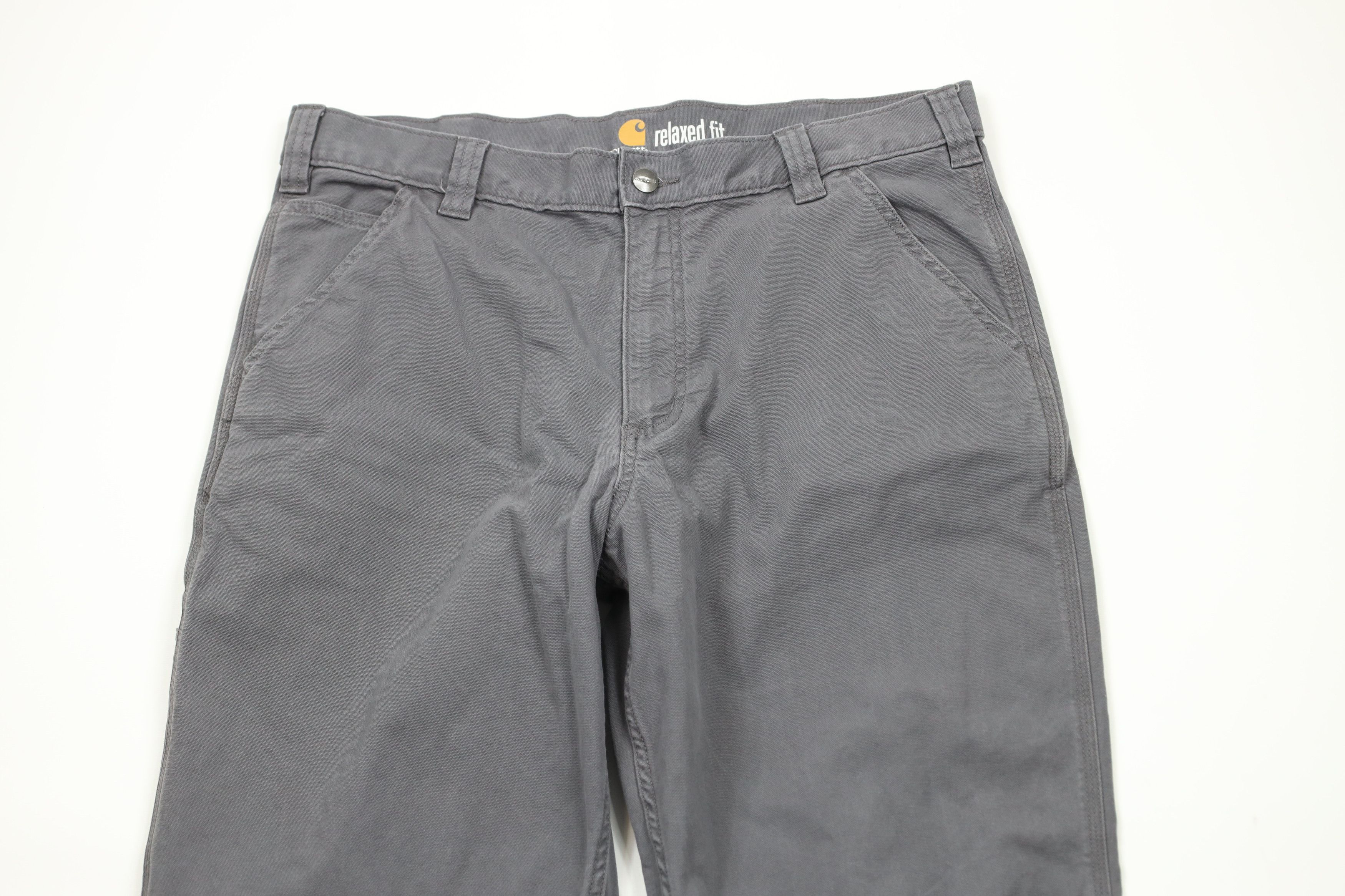 Carhartt × Vintage Vintage Y2K Carhartt Spell Relaxed Fit Wide Leg Pants Gray Size US 36 / EU 52 - 2 Thumbnail