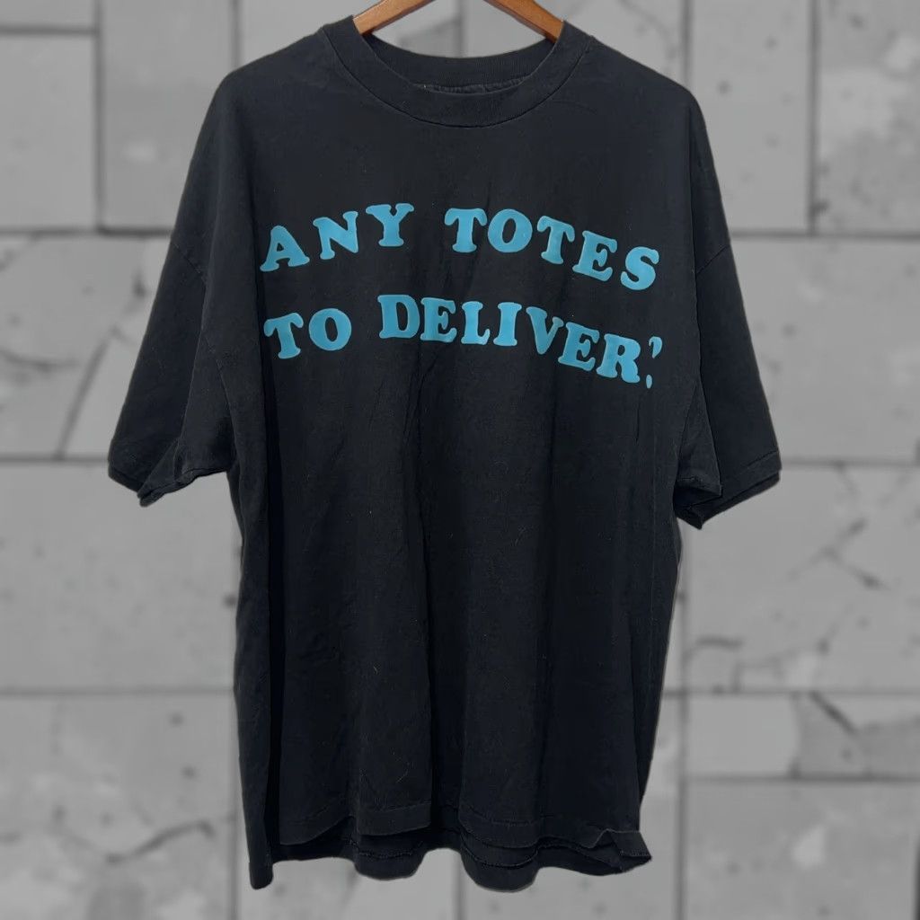 Hanes VINTAGE Hanes T-Shirt Men 2XL Black Heavyweight Single Stitch Shirt Mens Size US XXL / EU 58 / 5 - 1 Thumbnail