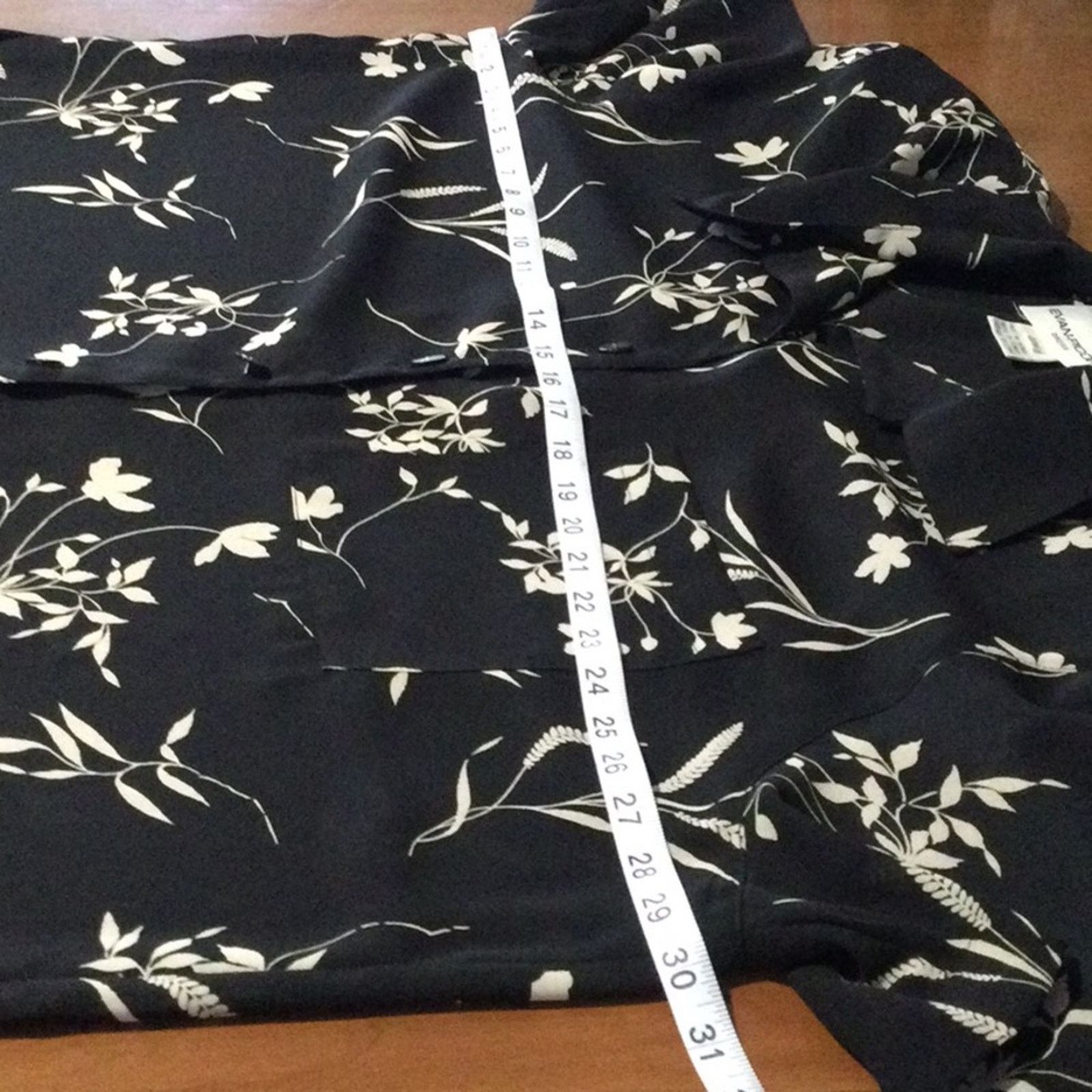 Evan Picone Evan-Picone Floral Button Front Shoulder Pads Top Sz 22W Size 3XL / US 20-22 - 14 Thumbnail