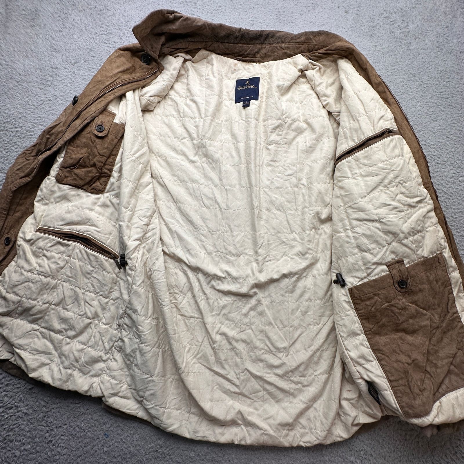 Brooks Brothers Brooks Brothers Car Coat Long Mens Medium Brown Pockets Size US M / EU 48-50 / 2 - 16 Thumbnail