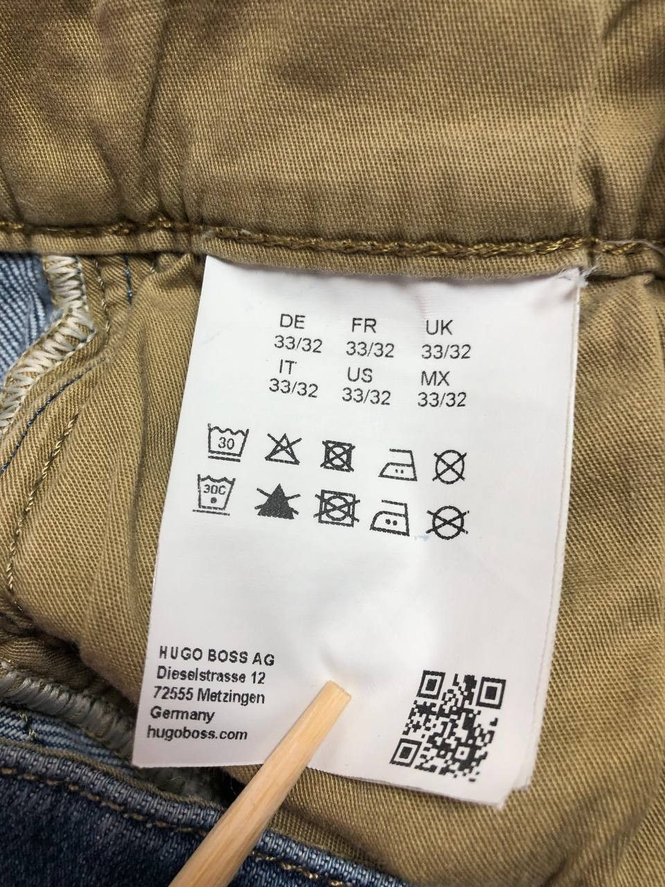 Hugo Boss × Vintage Hugo Boss Orange Regular Fit Cotton Denim Jeans Vintage Size US 33 - 3 Thumbnail