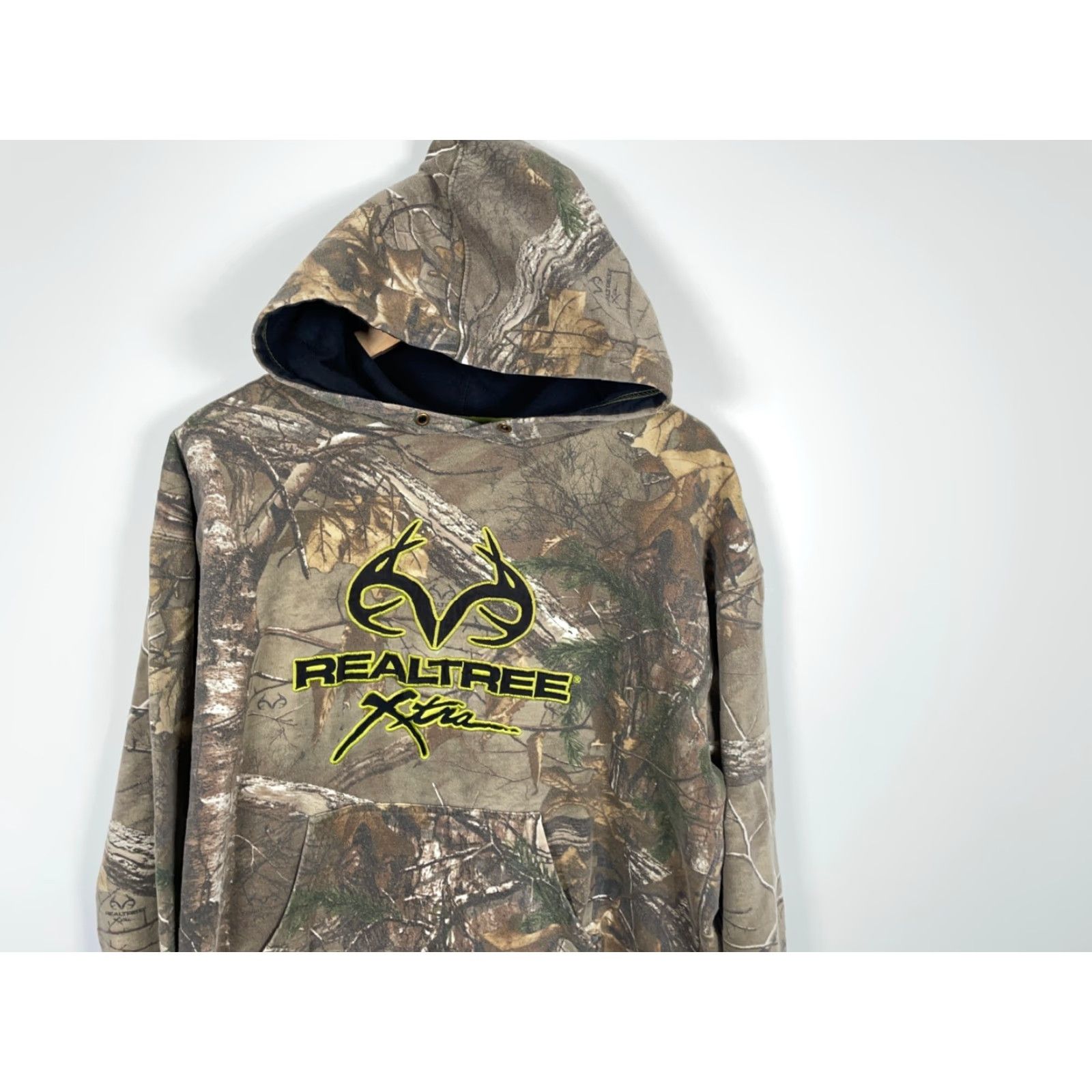 Realtree **Realtree Xtra Camo Hoodie Adult Large Green Fleece Pullover** User: **Realtree Xtra Camo Adult Large Green Hoodie Fleece Pullover** Size US L / EU 52-54 / 3 - 4 Thumbnail