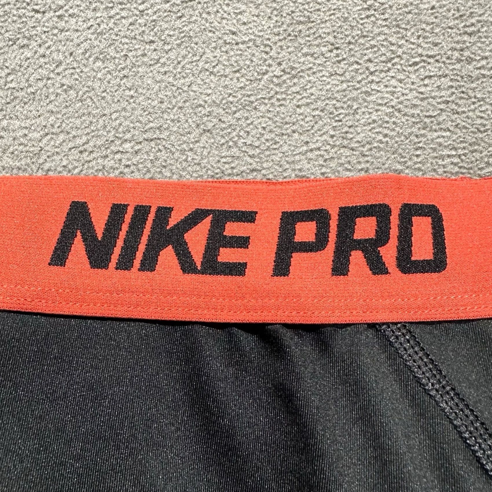 Nike Nike Pro Shorts Dri Fit Softball Sliding Sliders Black Red Medium Girls Size 32" / US 10 / IT 46 - 5 Thumbnail