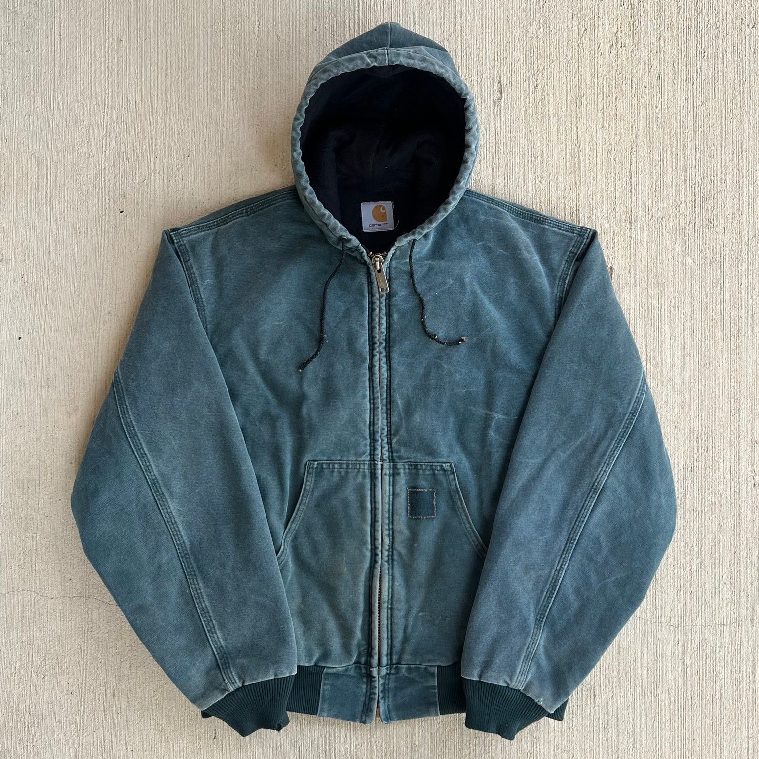Carhartt Rare vintage Carhartt J06 HTG Hunter Green active jacket