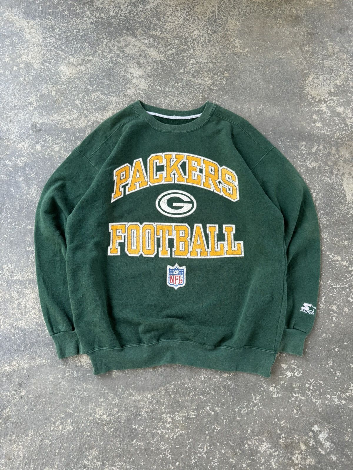 NFL × Starter Vintage 90’s Green Bay Packers Sweatshirt Size US L / EU 52-54 / 3 - 1 Thumbnail