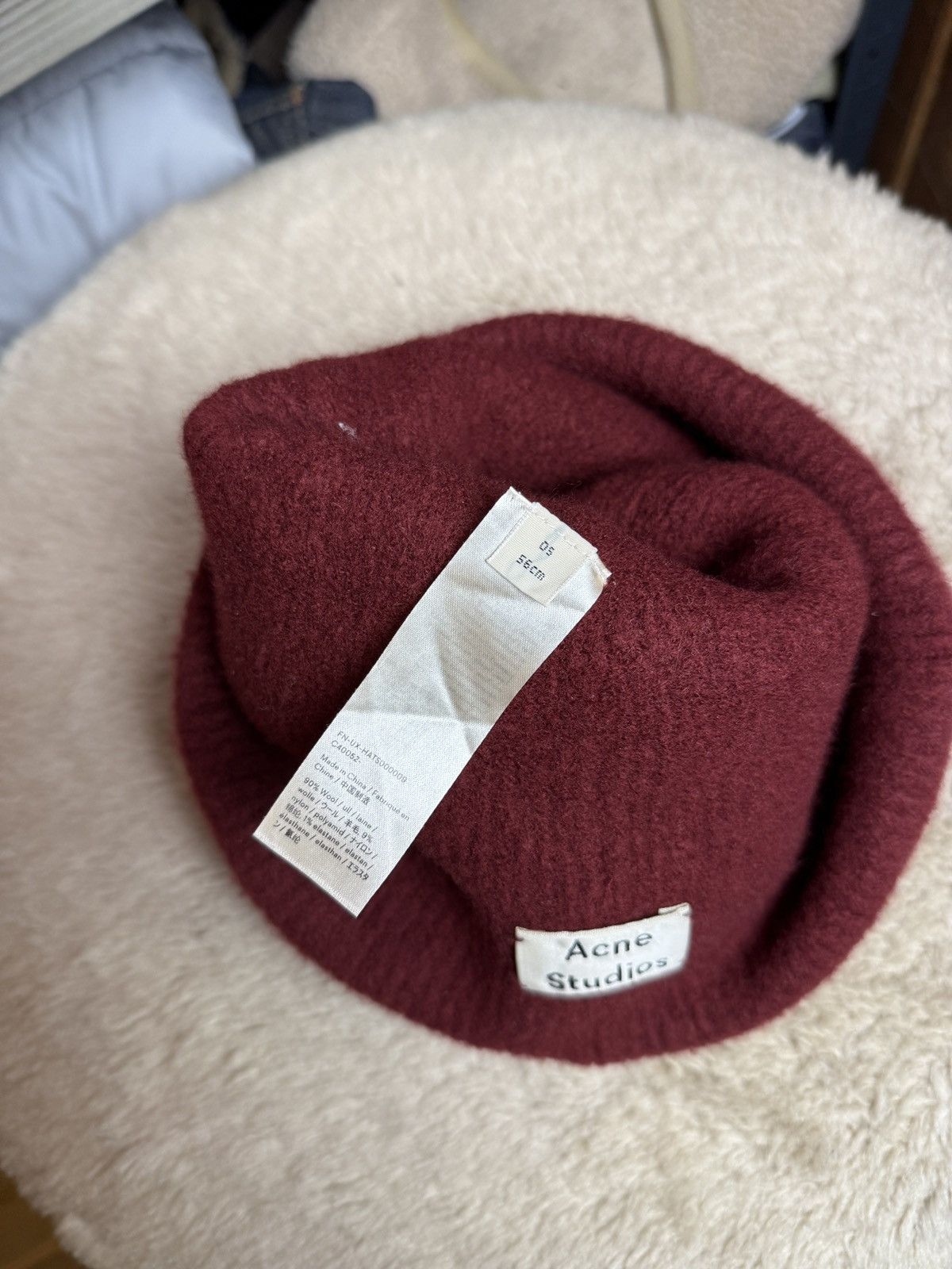 Acne Studios Acne studios double logo wool beanie hat Size ONE SIZE - 5 Thumbnail