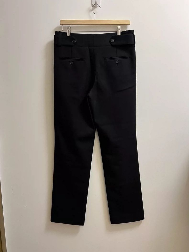 Yves Saint Laurent Yves Saint Laurent Saint Laurent Wool Trousers with Waistb Size US 44 / EU 60 - 2 Thumbnail