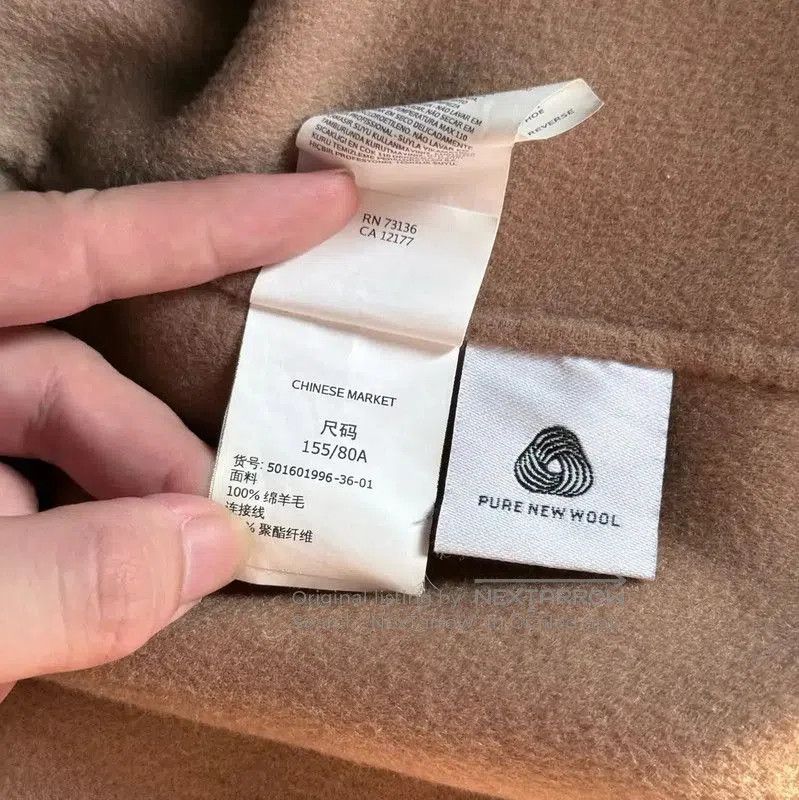 Max Mara MaxMara Khaki Cotton Women's Coat . Size XS / US 0-2 / IT 36-38 - 7 Thumbnail