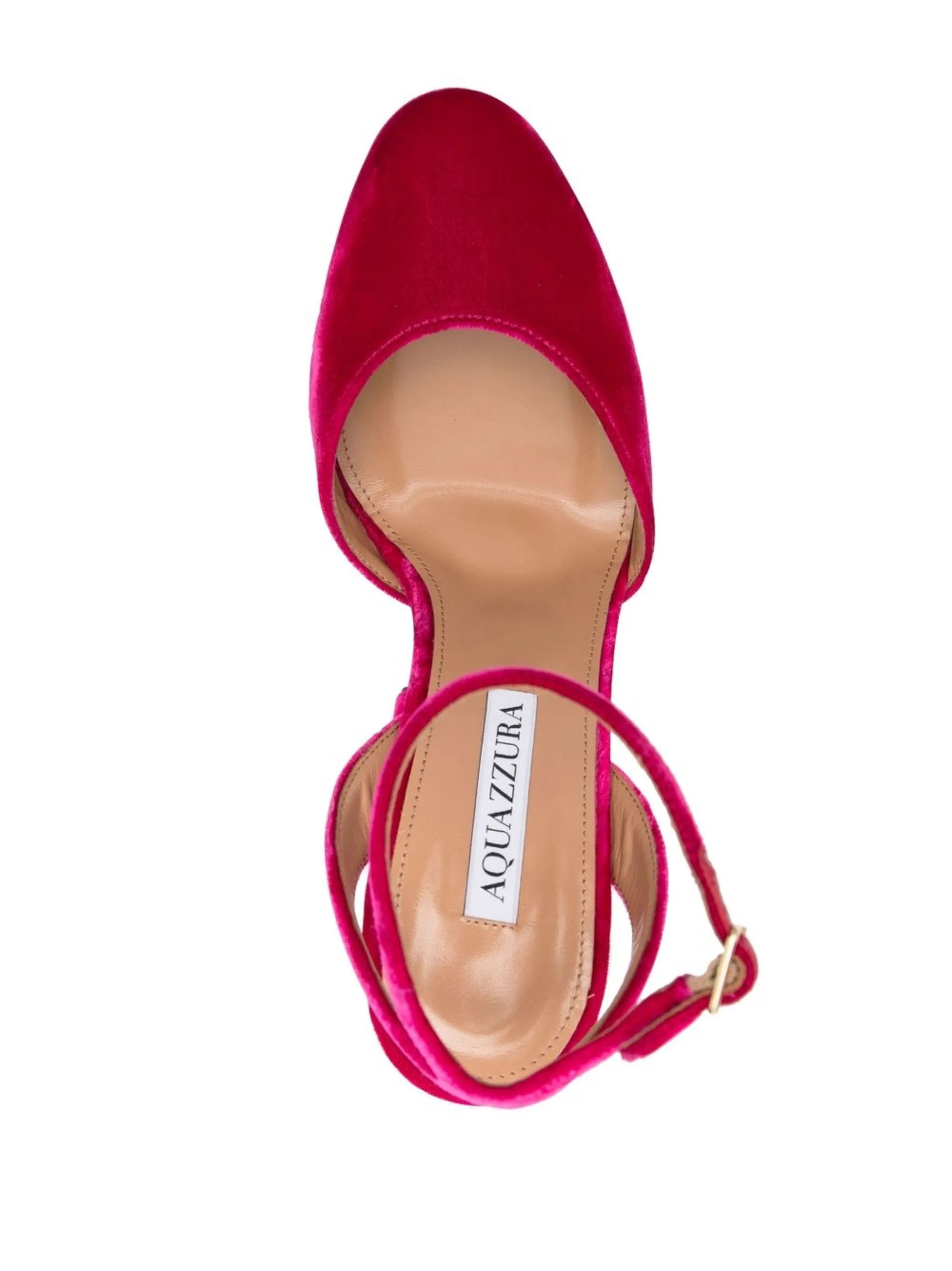 Aquazzura o1y0725 Velvet Pumps in Red Size US 9.5 / IT 39.5 - 3 Thumbnail