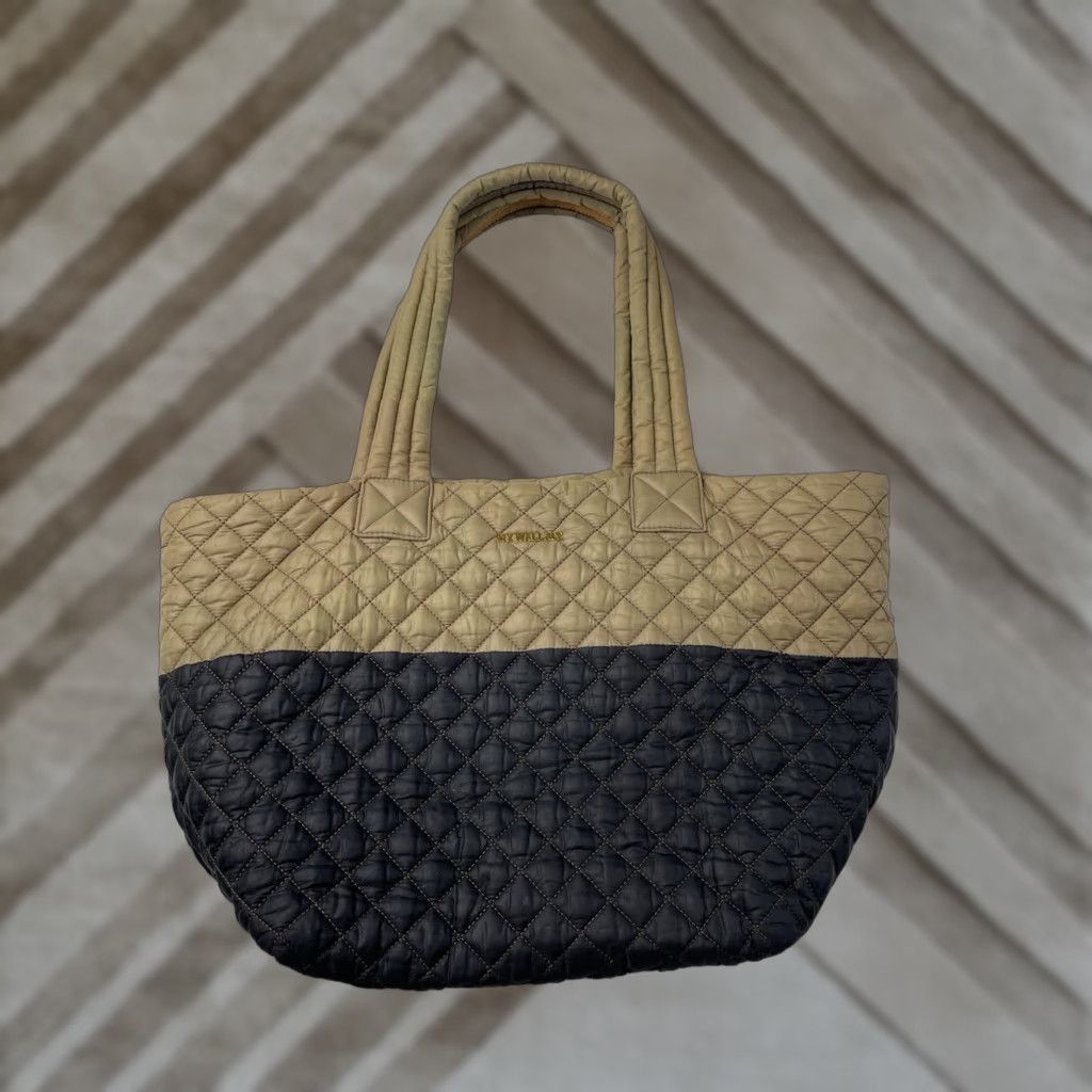 MZ Wallace MZ Wallace Sutton Medium Crossbody Tote Nylon Bag Black Mushroom Multicolor Nylon Women Crossbody Medium MZ Sutton bag Size ONE SIZE - 1 Thumbnail
