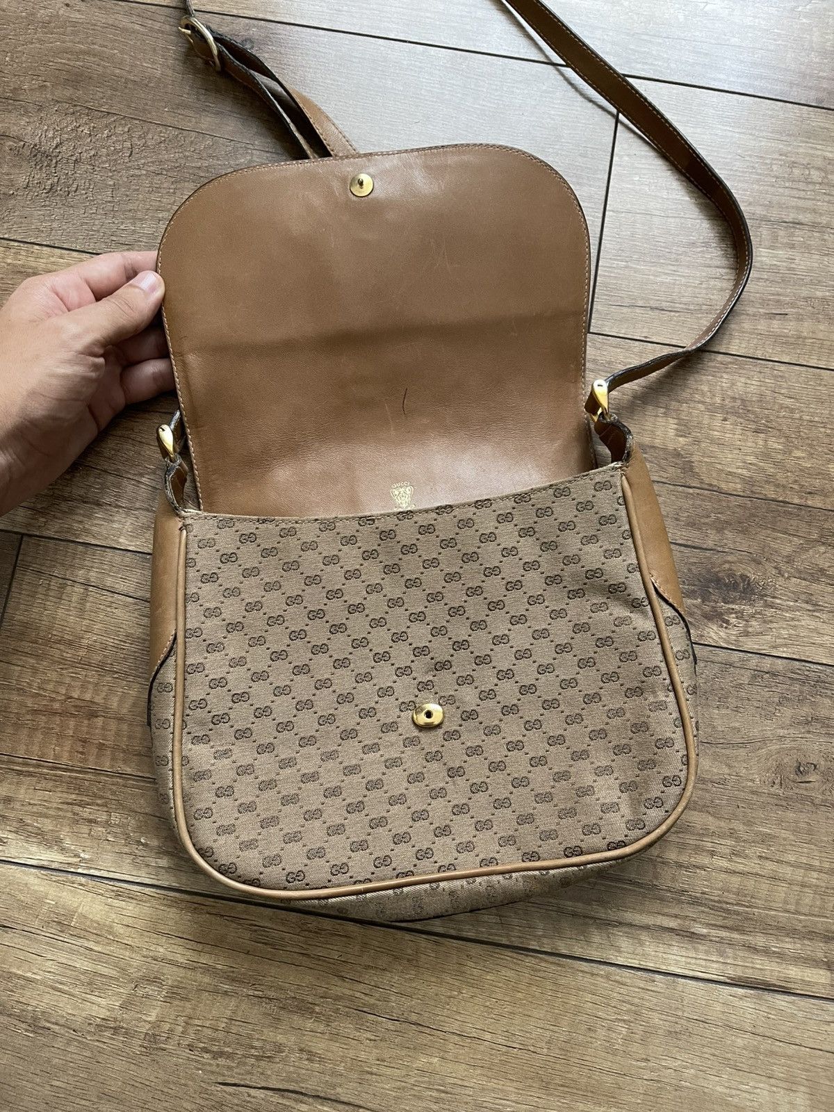Gucci Gucci Italy Shoulder Bag Vintage 80s Size ONE SIZE - 13 Thumbnail