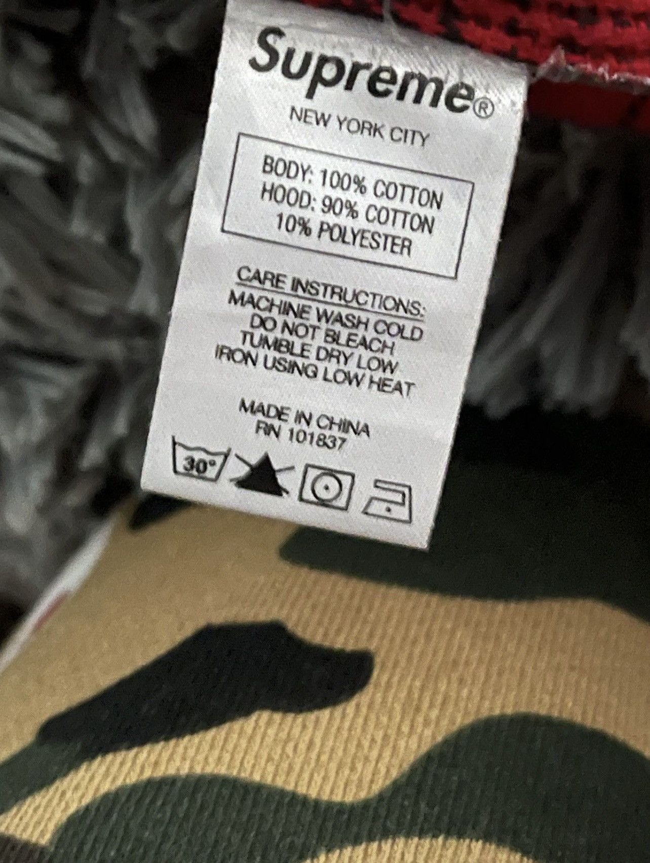 Supreme Supreme Hooded Shadow Plaid Hoodie Size US M / EU 48-50 / 2 - 5 Thumbnail