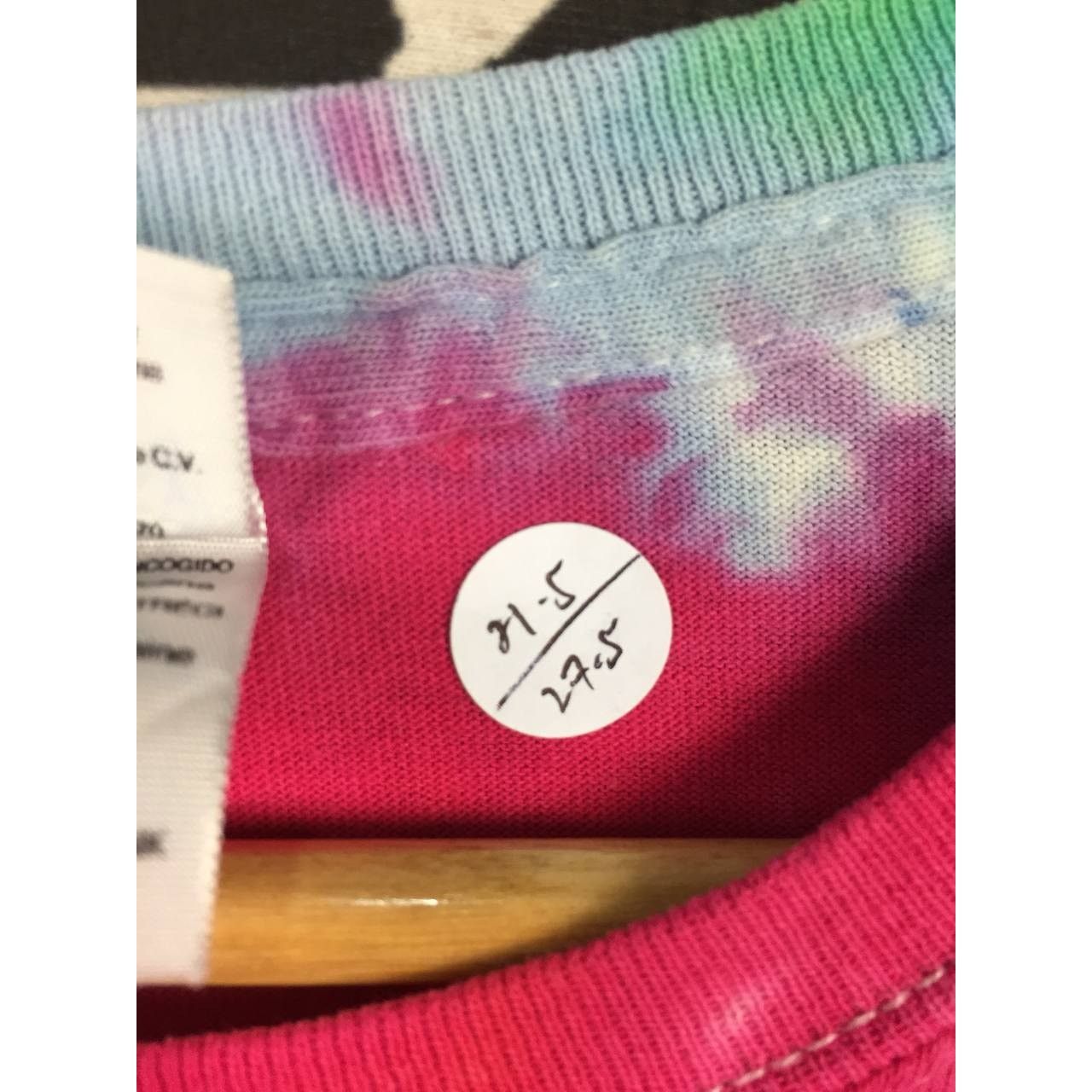 Gildan × Vintage Get Wise Classic Psychedelic Tie Dye Crew Staff Tee Size US L / EU 52-54 / 3 - 11 Thumbnail