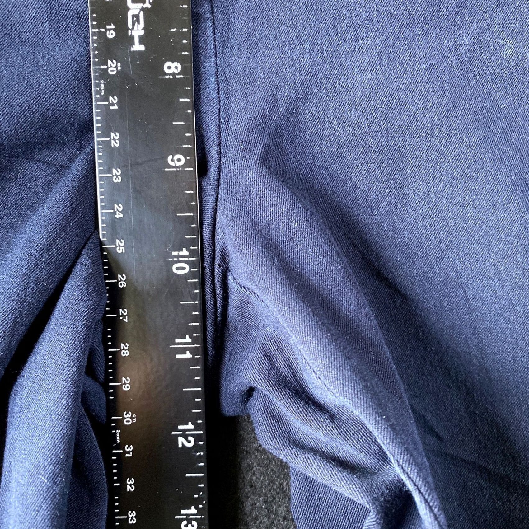 Talbots VINTAGE Talbots Womens Pants Blue Mid Rise High Waist Straight Ankle Workwear Stretch 6P Size 24" / US 00 / IT 34 - 5 Thumbnail