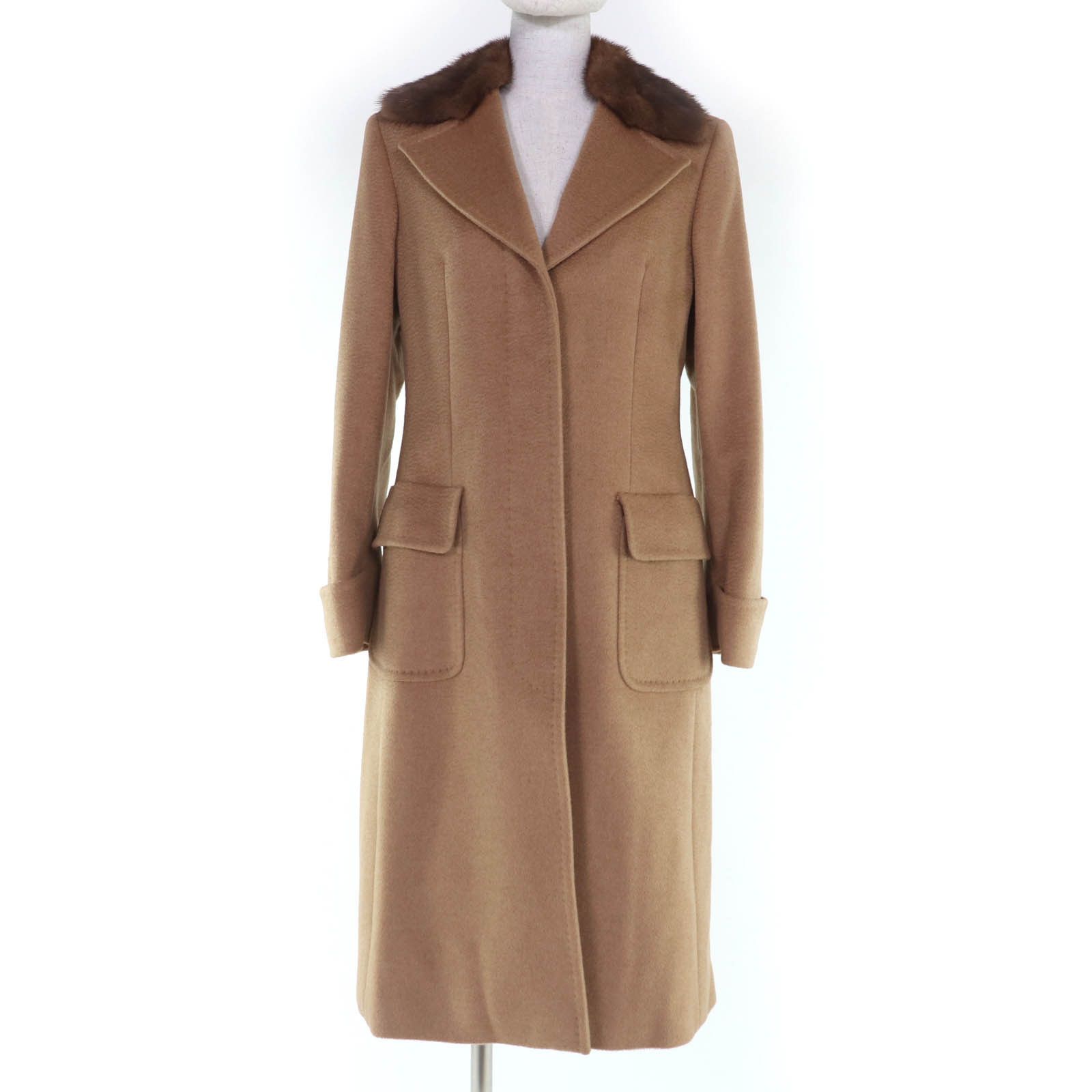 Max Mara Max Mara Max Mara Camel Mink Fur Coat Fur Outerwear DUTY FREE for USA Size ONE SIZE - 1 Thumbnail
