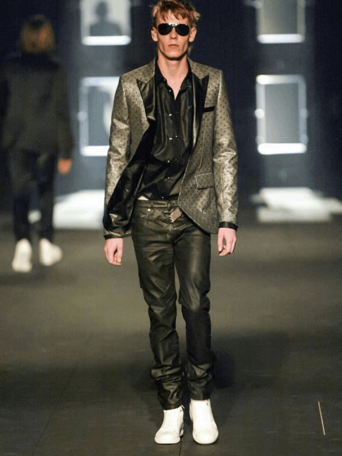 Dior Dior Sz 48 Dior Homme 04SS Leather Neck Jacket-2506 Size US M / EU 48-50 / 2 - 6 Thumbnail