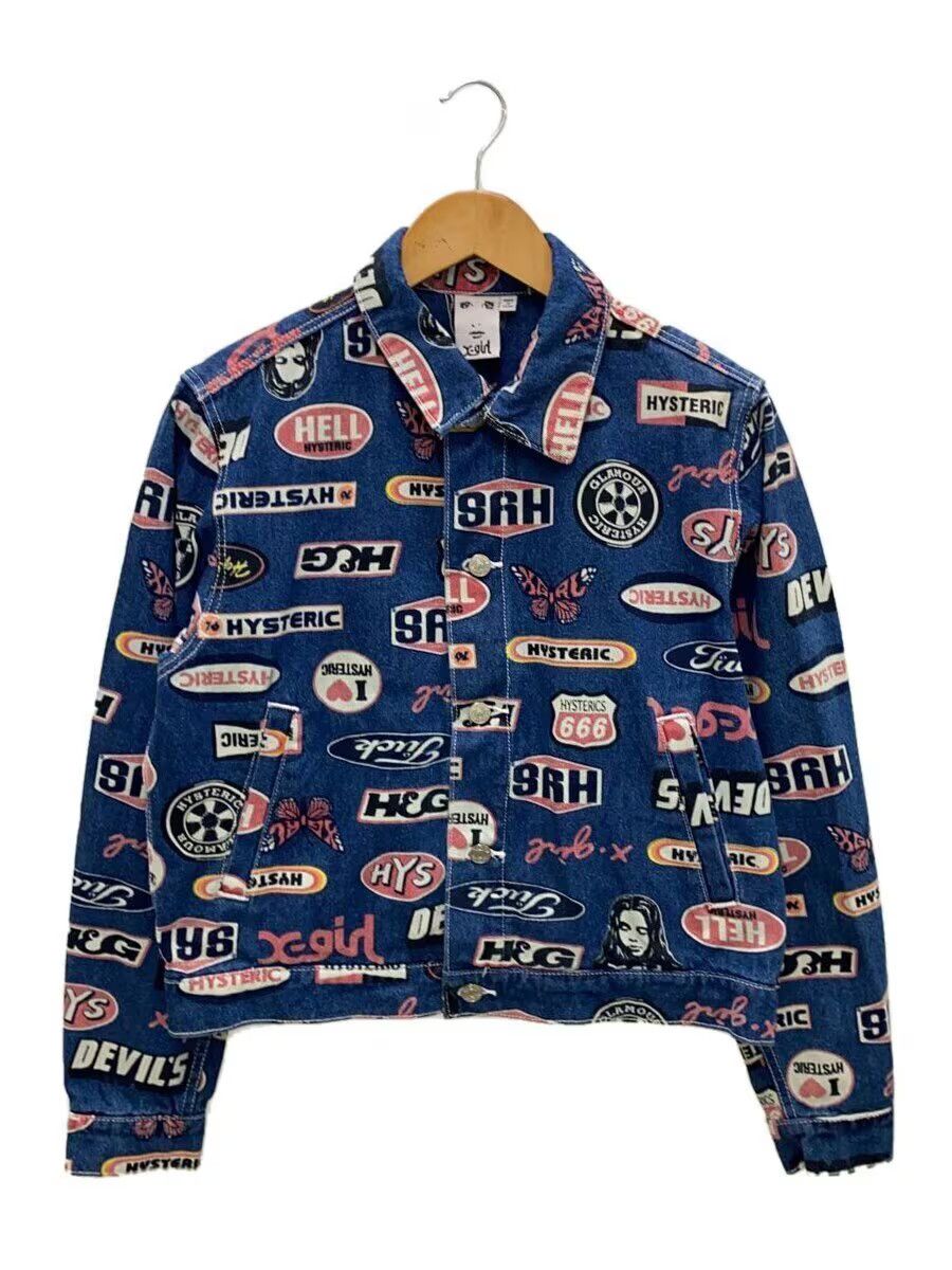 Hysteric Glamour Patchwork Logo X Girl Boxy Denim Jacket