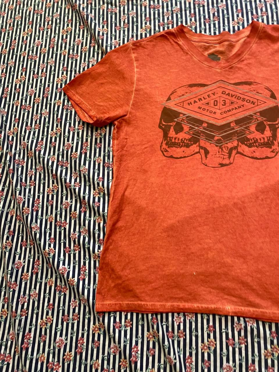 Harley Davidson Streetwear T-Shirt Harley Davidson big logo Y2K Vintage Size US M / EU 48-50 / 2 - 7 Thumbnail
