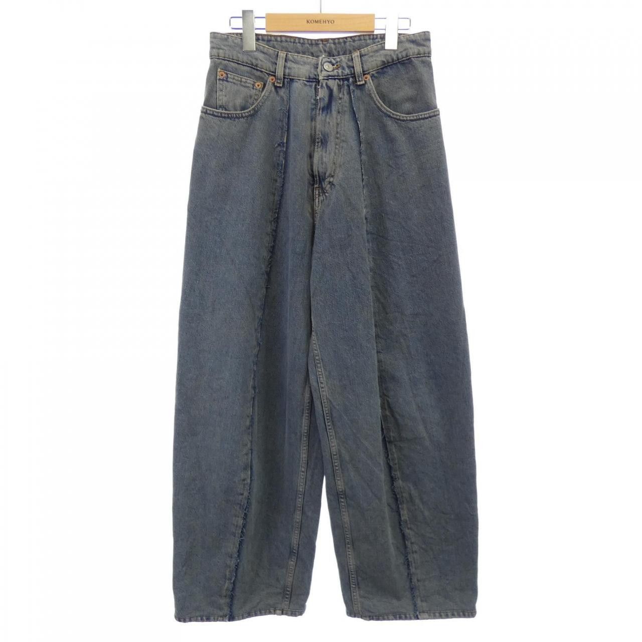Maison Margiela MM6 Maison Margiela MM6 Wide Leg Jeans Textile Jeans S52LA0264 DUTY FREE for USA Size ONE SIZE - 1 Thumbnail